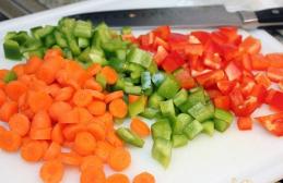 Diettstuede grønnsaker Stuede grønnsaker uten olje for vekttap oppskrift