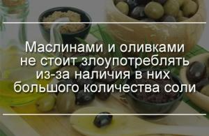 Оливки и маслины: состав, калорийность, польза и вред для организма